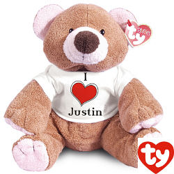 I Love You ©Ty Inc. "Slumbers" Teddy Bear